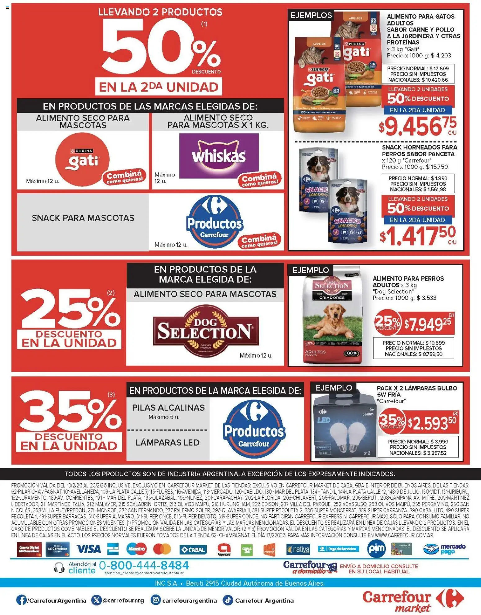 Carrefour Market catálogo │ válido desde el 18.02.2026 | Página: 20 | Productos: Caso, Sobre, Pilas, Pollo