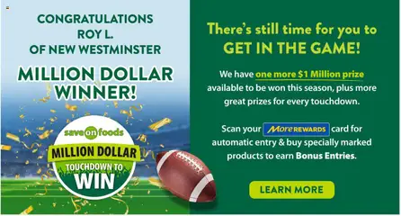 Preview of Save on foods weekly flyer / circulaire from shop Save on foods valid from 17.07.2025