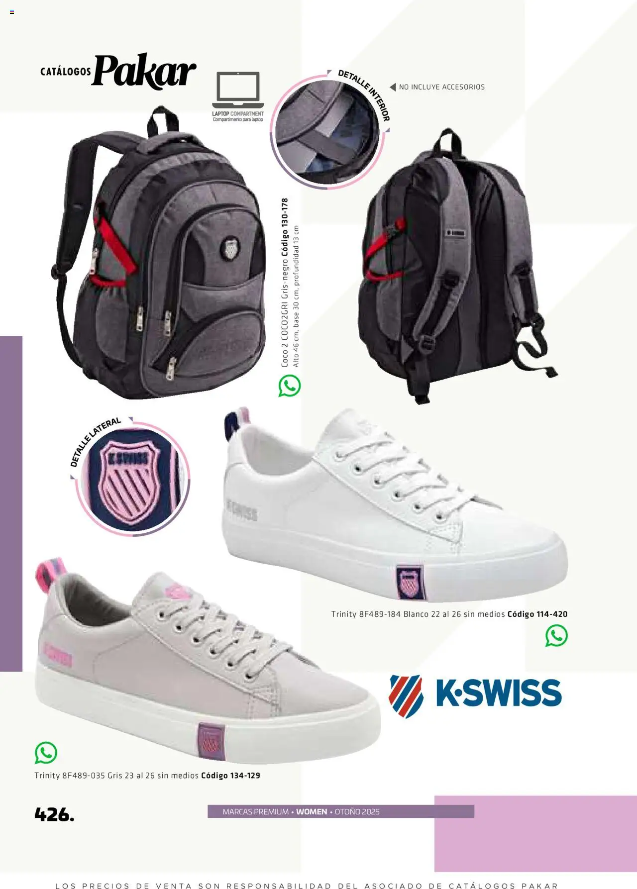 Nuevas ofertas de SC Pakar válidas en toda la República Mexicana desde el 29.08.2025. ¡Encuentra las mejores ofertas en SC Pakar - Catálogo Otoño Women! | Página: 426