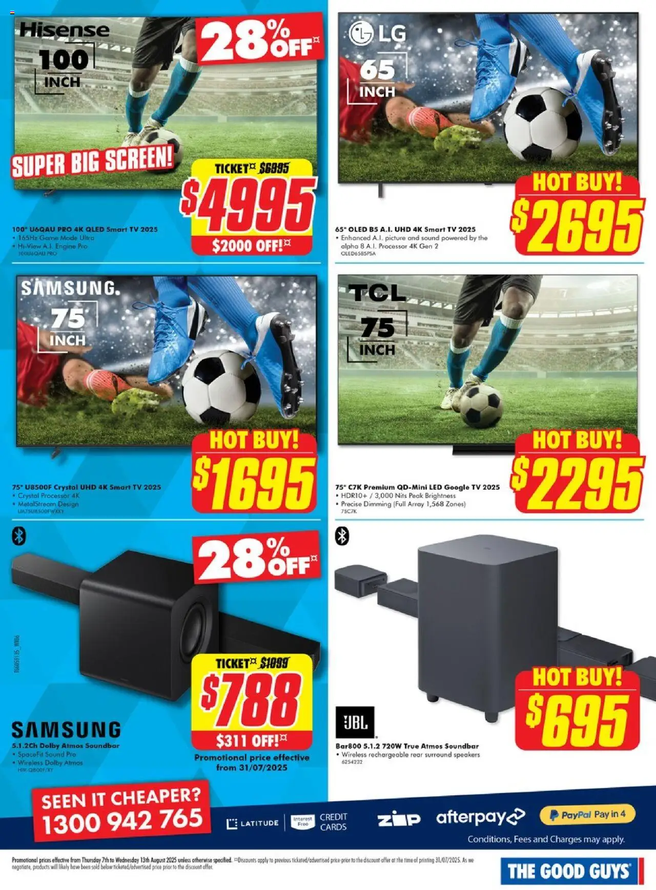 The Good Guys catalogue - valid from 06.08.2025 | Page: 15 | Products: Picture, Tv, Smart tv, Screen