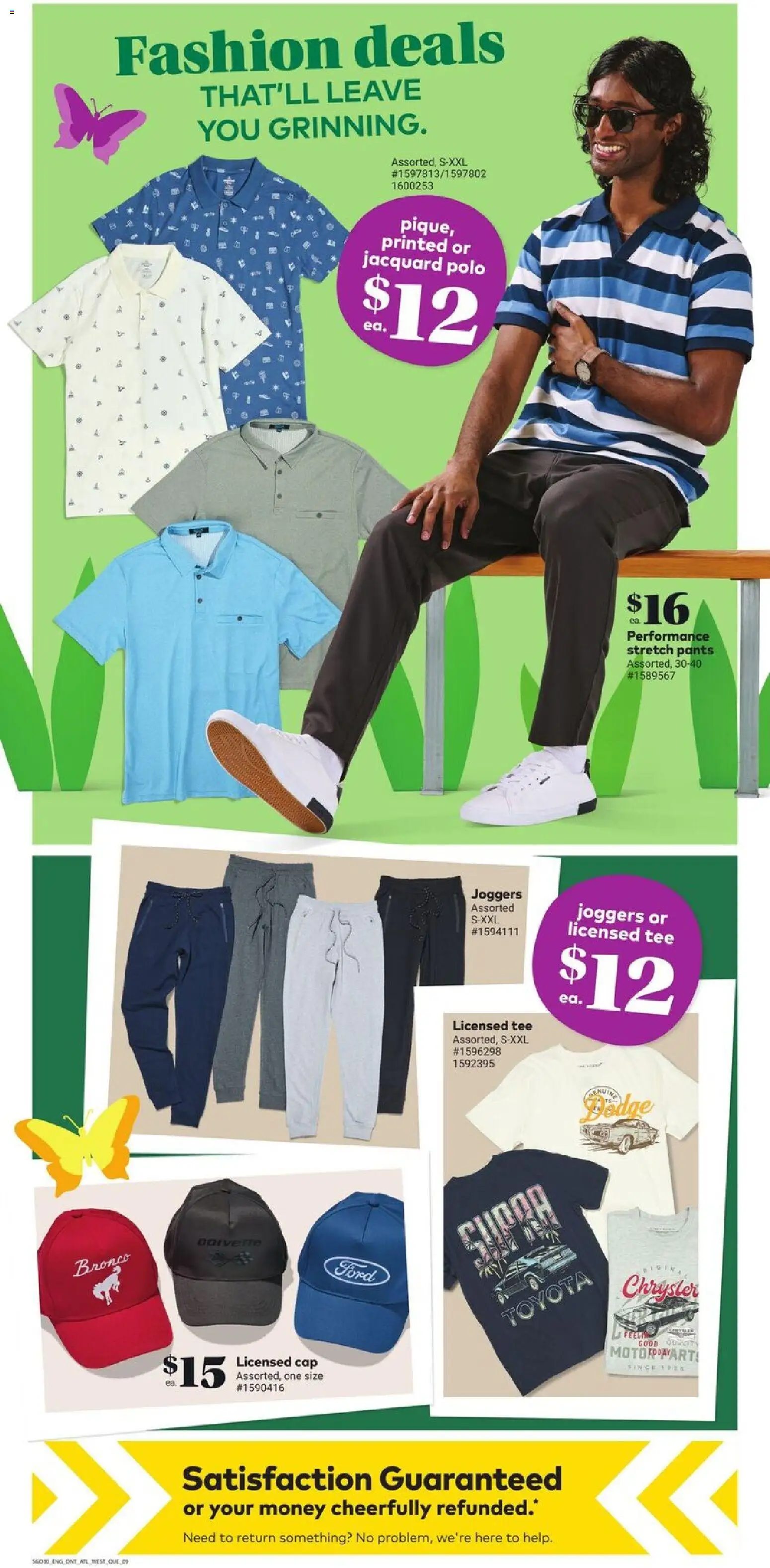 Giant Tiger flyer valid from 25.02.2026 | Page: 11 | Products: Cap, T-shirt, Shirt, Pants