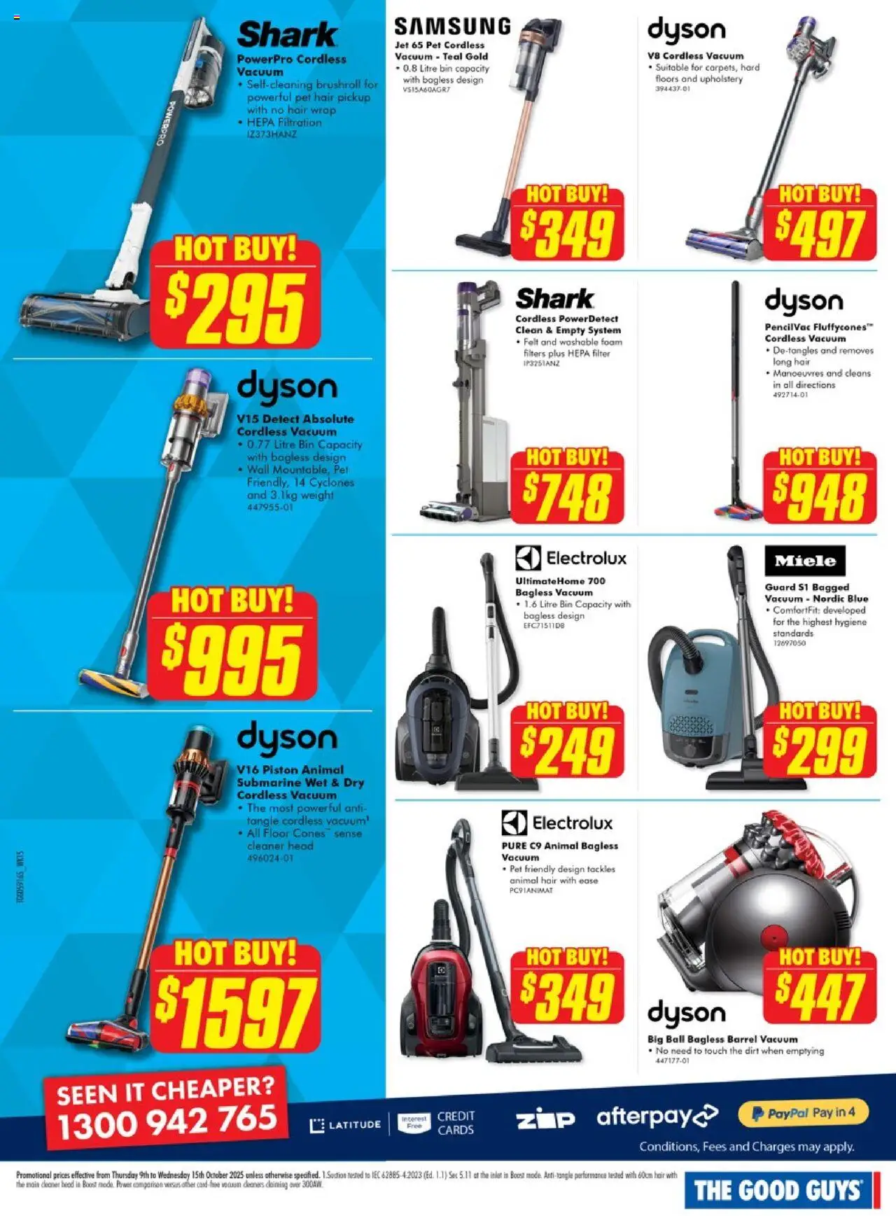 The Good Guys catalogue - valid from 08.10.2025 | Page: 15 | Products: Cleaner, Weight