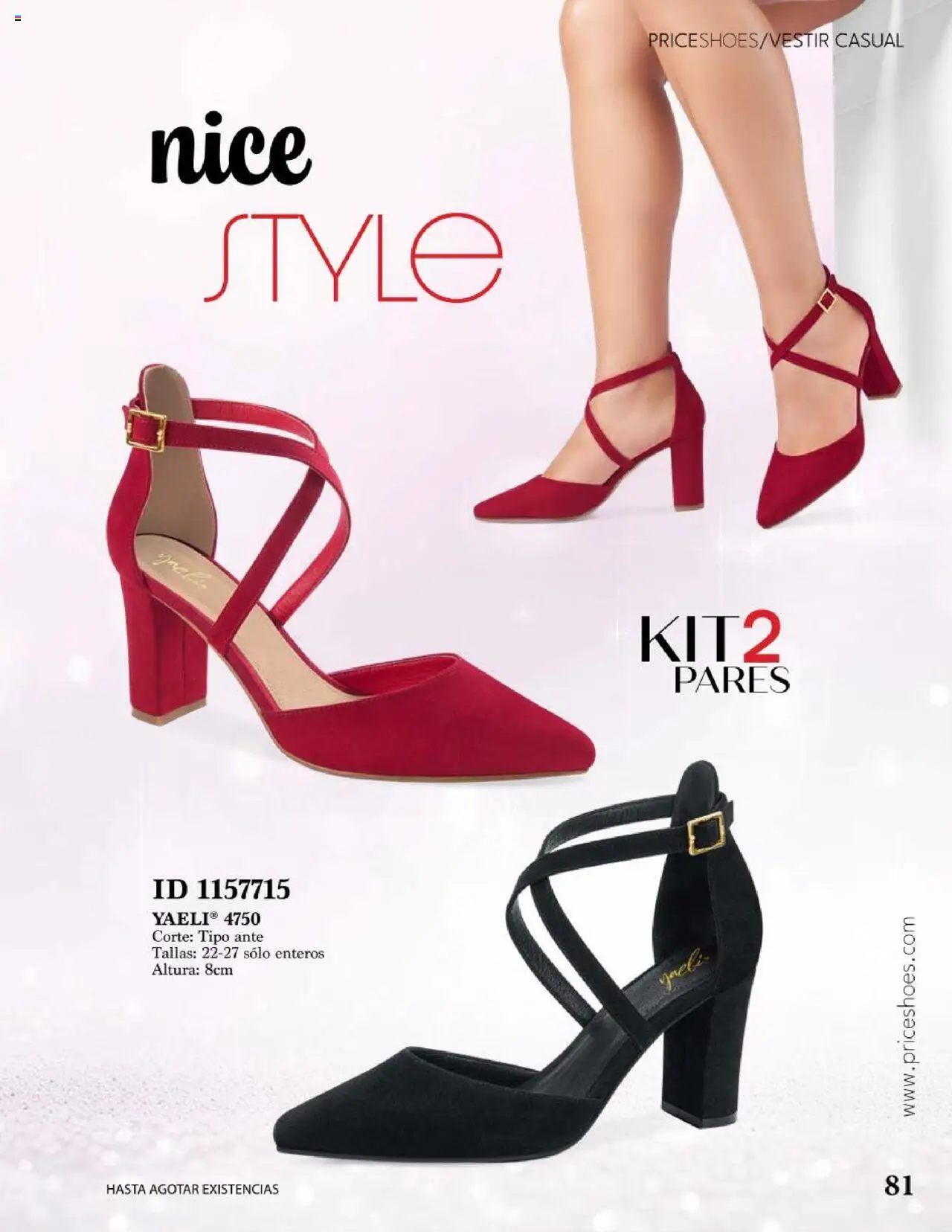 Nuevas ofertas de Price Shoes válidas en toda la República Mexicana desde el 05.08.2024. ¡Encuentra las mejores ofertas en Price Shoes catálogo Vestir Casual ! | Página: 81