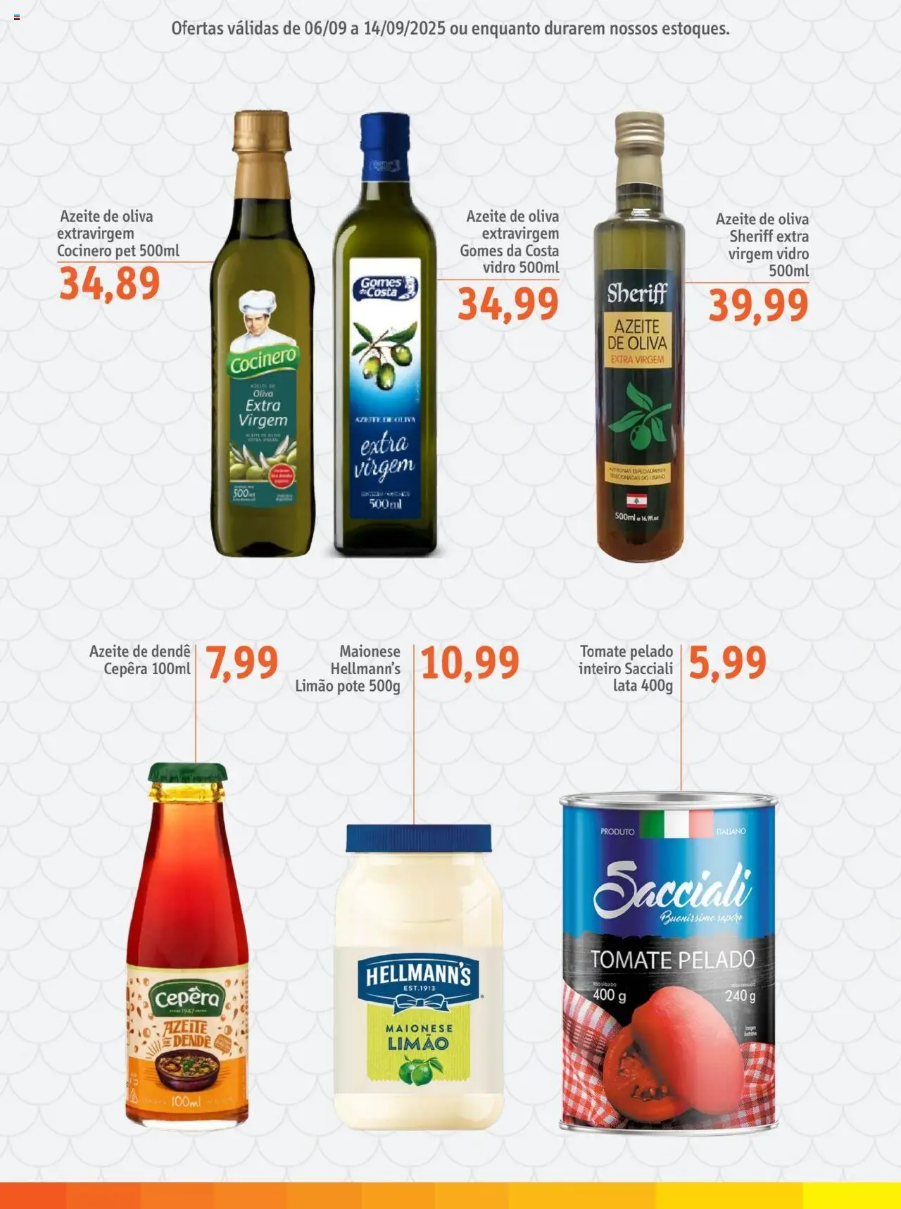 Sonda Folheto - válido de 06.09.2025 | Página: 4 | Produtos: Pó, Gomes da costa, Maionese, Azeite