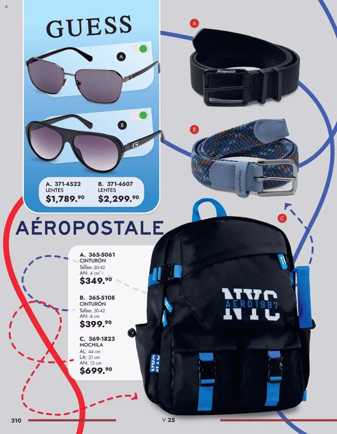 Nuevas ofertas de Andrea válidas en toda la República Mexicana desde el 25.05.2025. ¡Encuentra las mejores ofertas en Andrea catálogo Accesorios Caballero! | Página: 14 | Productos: Lentes, Cinturón, Mochila