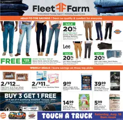 Preview of Mills Fleet Farm weekly ads valid from 07.08.2025
