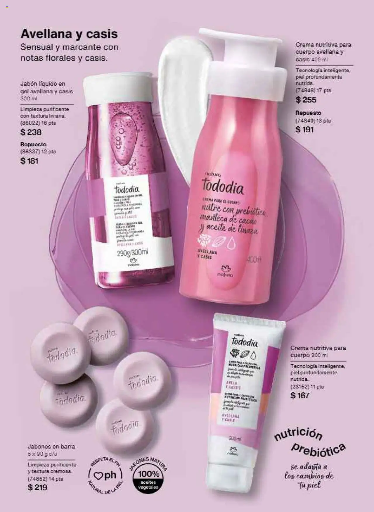Nuevas ofertas de Natura válidas en toda la República Mexicana desde el 21.07.2025. ¡Encuentra las mejores ofertas en Natura - Campaña12 2025! | Página: 117 | Productos: Jabón líquido, Crema, Barra, Jabón