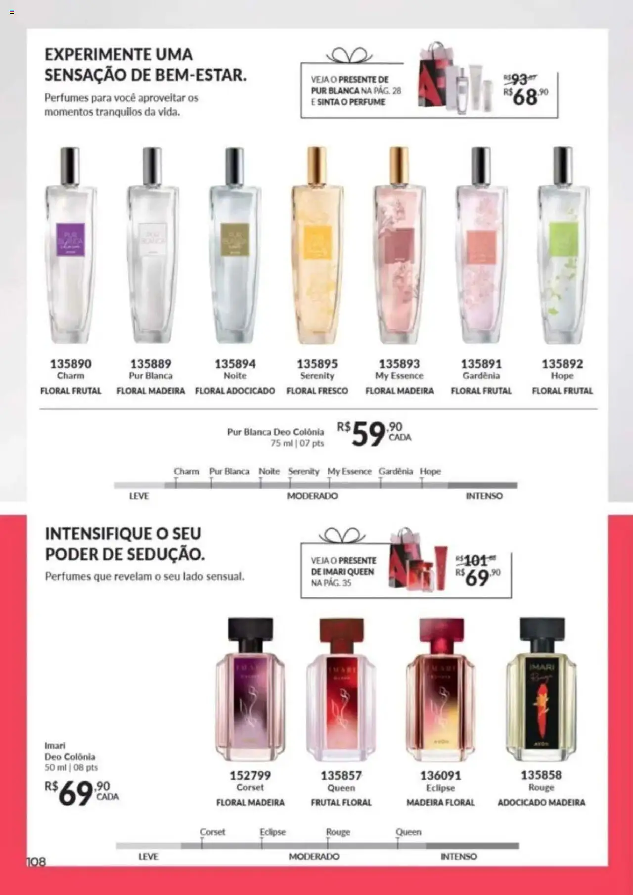 Avon Folheto - válido de 26.09.2025 | Página: 108 | Produtos: Perfume, Corset, Perfumes
