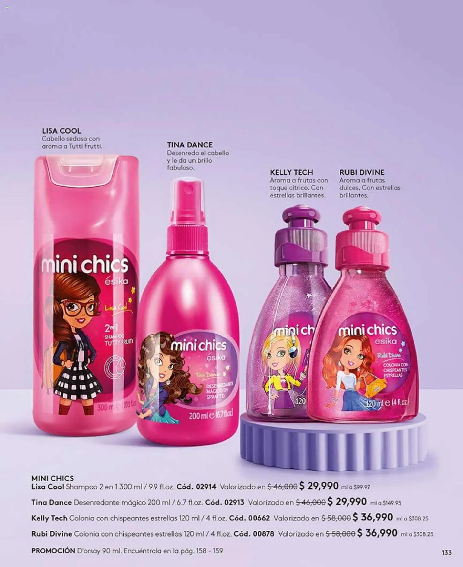 Ésika revista - valida desde el 01.01.2026 | Página: 133 | Productos: Shampoo, Brillo