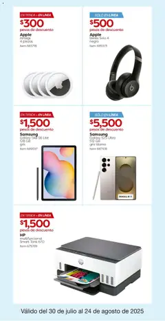 Nuevas ofertas de Costco válidas en toda la República Mexicana desde el 30.07.2025. ¡Encuentra las mejores ofertas en Costco - Catálogo! | Página: 6 | Productos: Tablet, Smartphone