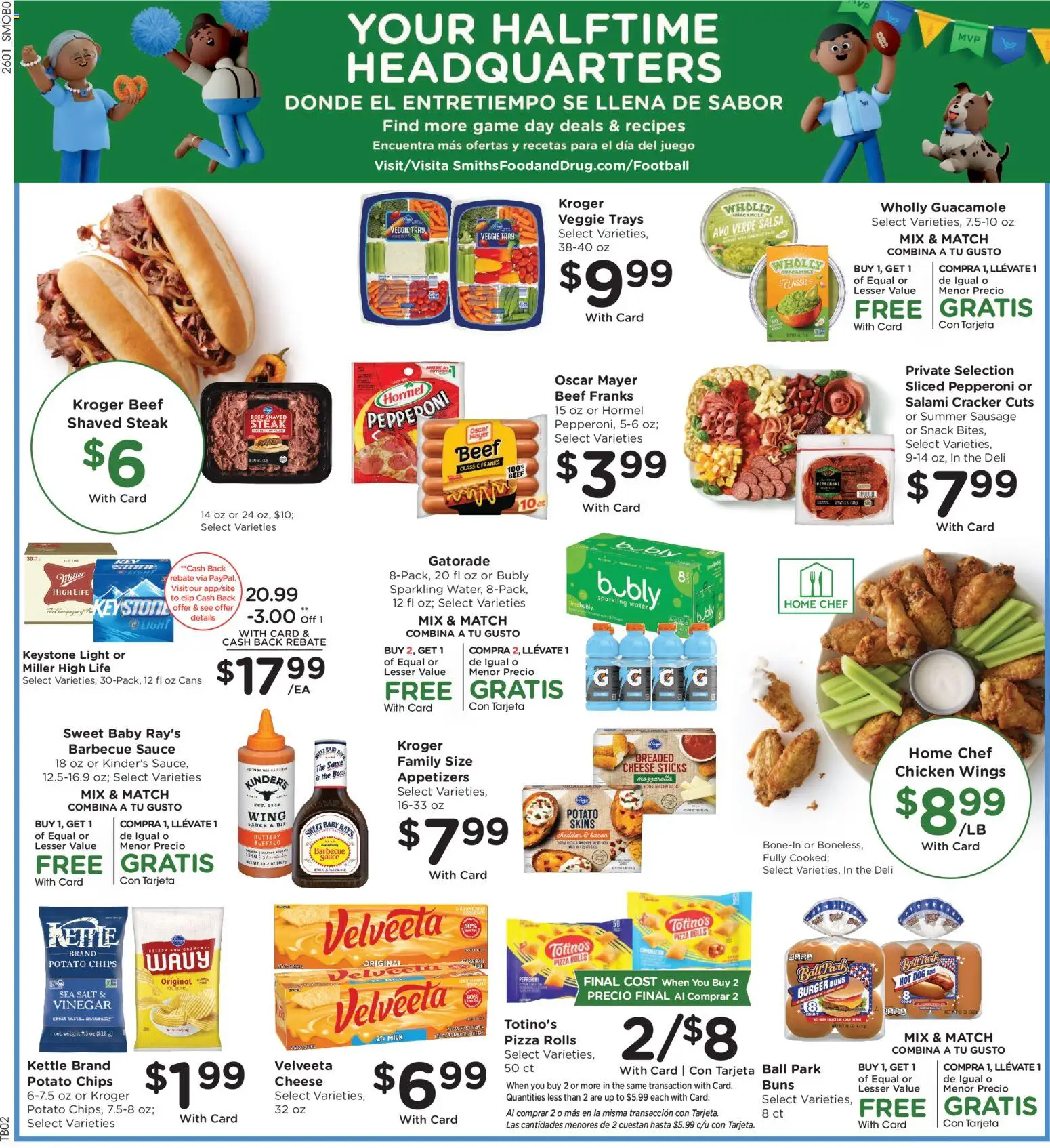 Smith's Weekly Ad - ID - valid from 04.02.2026 | Page: 4 | Products: Vinegar, Clip, Sausage, Game