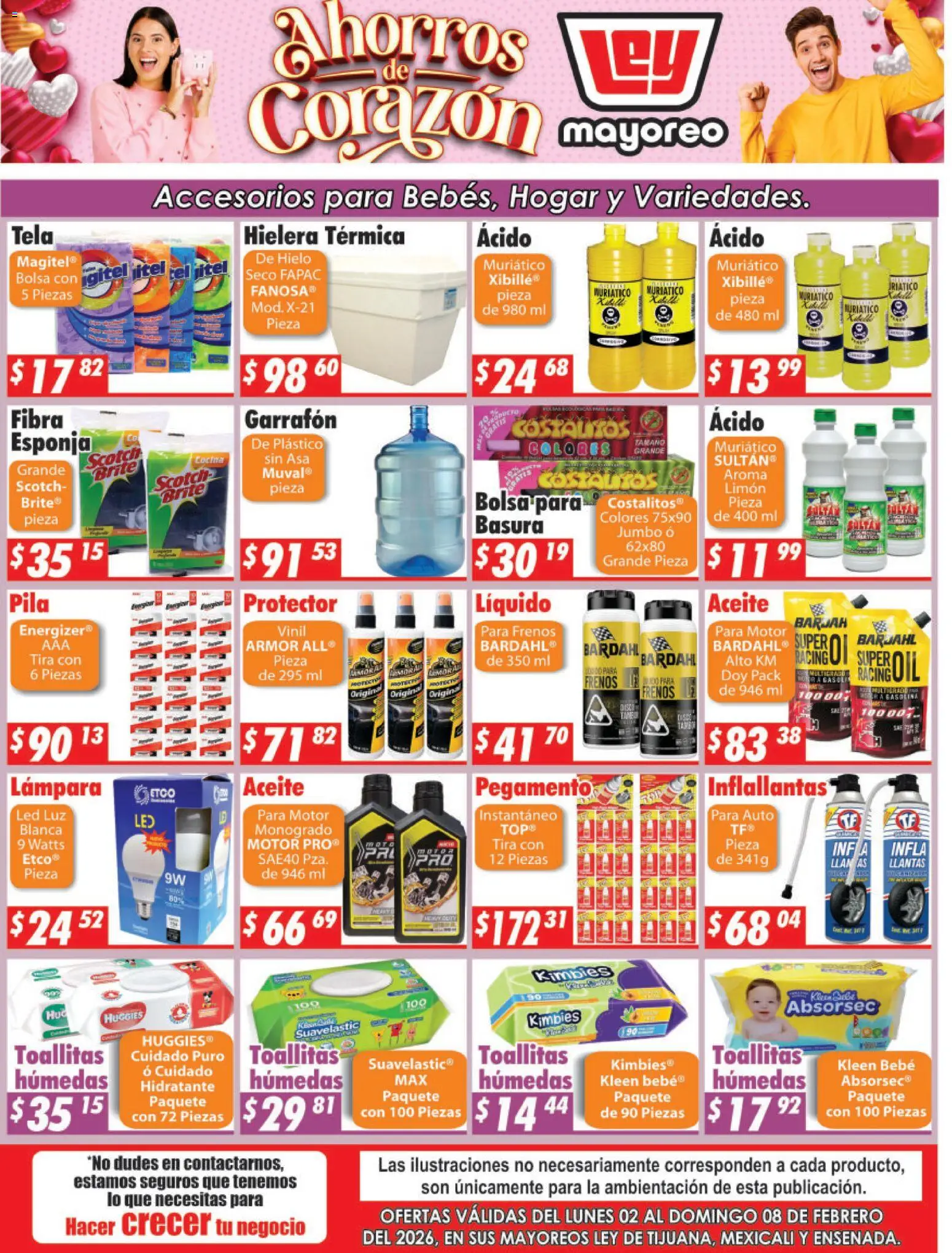 Nuevas ofertas de Casa Ley válidas en toda la República Mexicana desde el 02.02.2026. ¡Encuentra las mejores ofertas en Casa Ley folleto Frontera! | Página: 1 | Productos: Limón, Aceite, Cocina, Pila