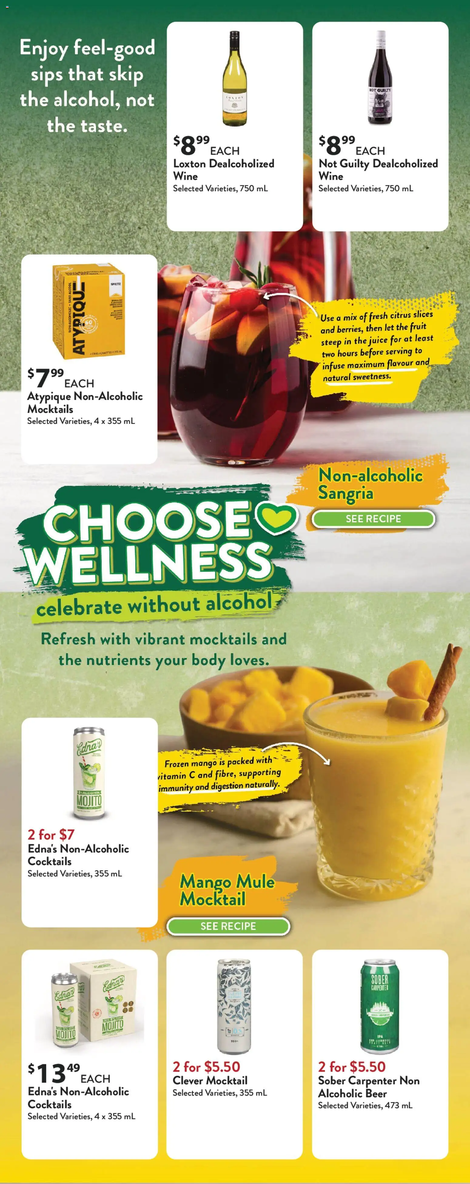 Save on foods flyer valid from 15.01.2026 | Page: 10 | Products: Juice, Wine, Beer