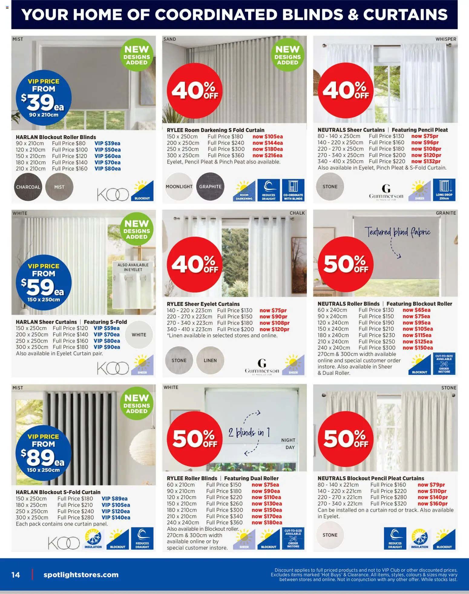 Spotlight catalogue - valid from 05.03.2026 | Page: 14 | Products: Curtain, Blinds, Linen, Pencil