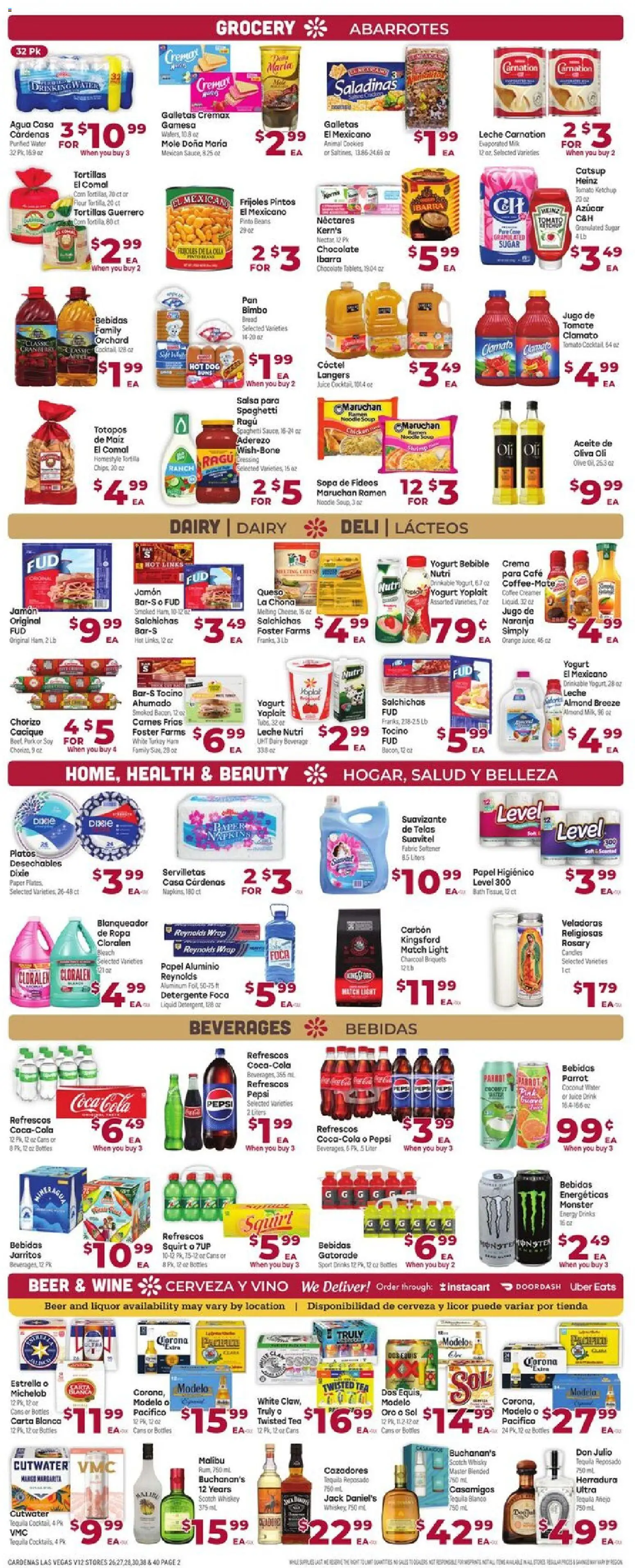 Cardenas Weekly Ad - NV - valid from 28.11.2025 | Page: 2 | Products: Coffee, Chocolate, Beer, Tea