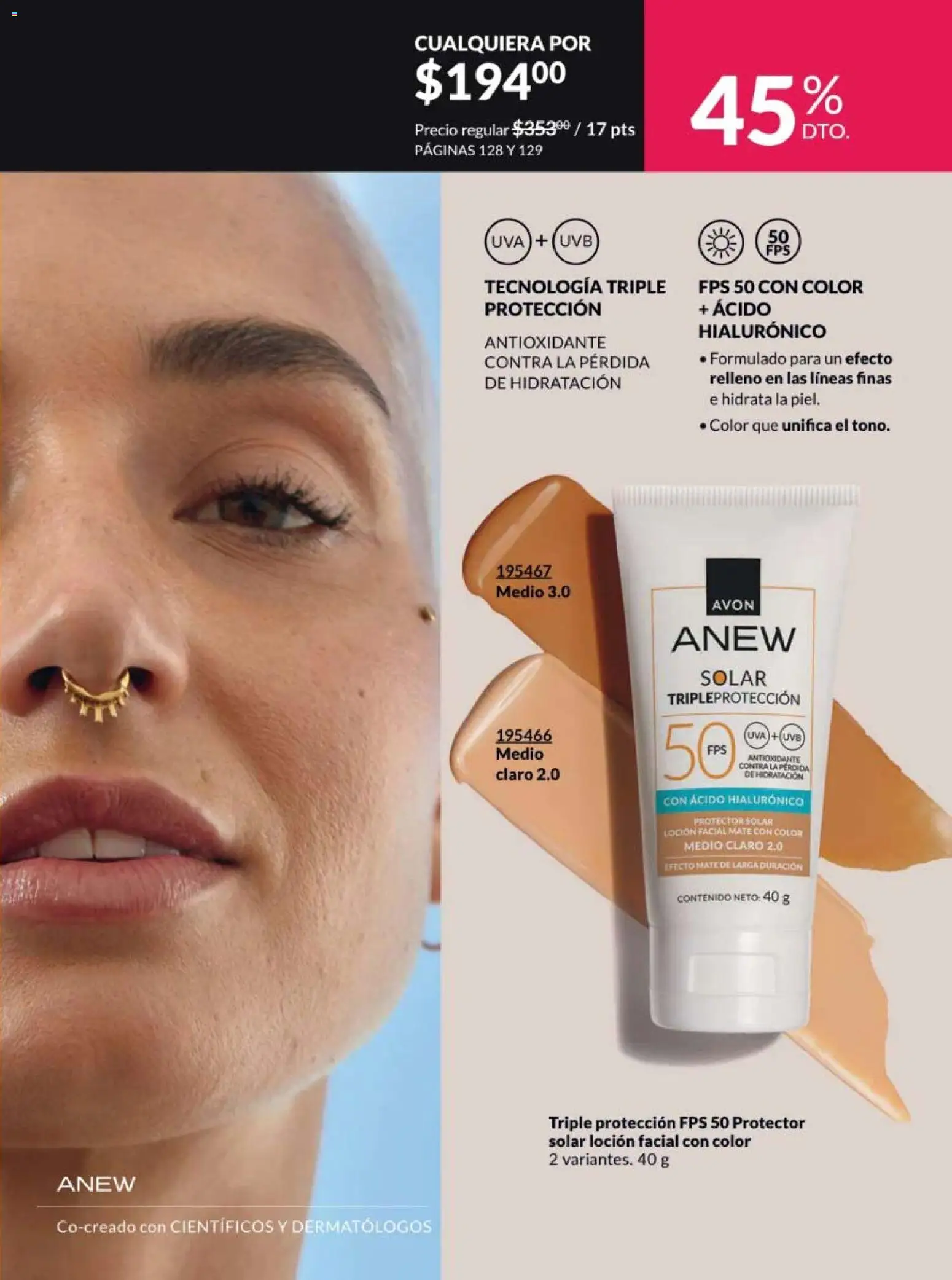 Nuevas ofertas de AVON válidas en toda la República Mexicana desde el 20.02.2026. ¡Encuentra las mejores ofertas en AVON campaña 4 2026! | Página: 123 | Productos: Loción, Uva, Mate, Protector solar