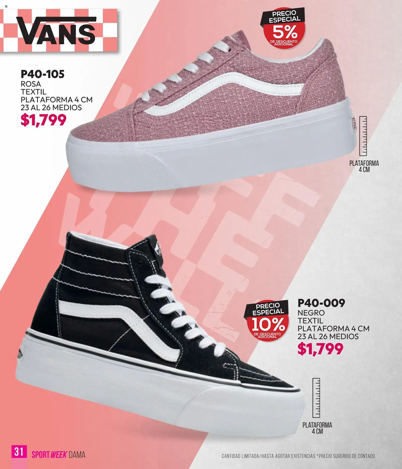 Nuevas ofertas de Cklass válidas en toda la República Mexicana desde el 28.04.2026. ¡Encuentra las mejores ofertas en Cklass catálogo Sportweek! | Página: 32