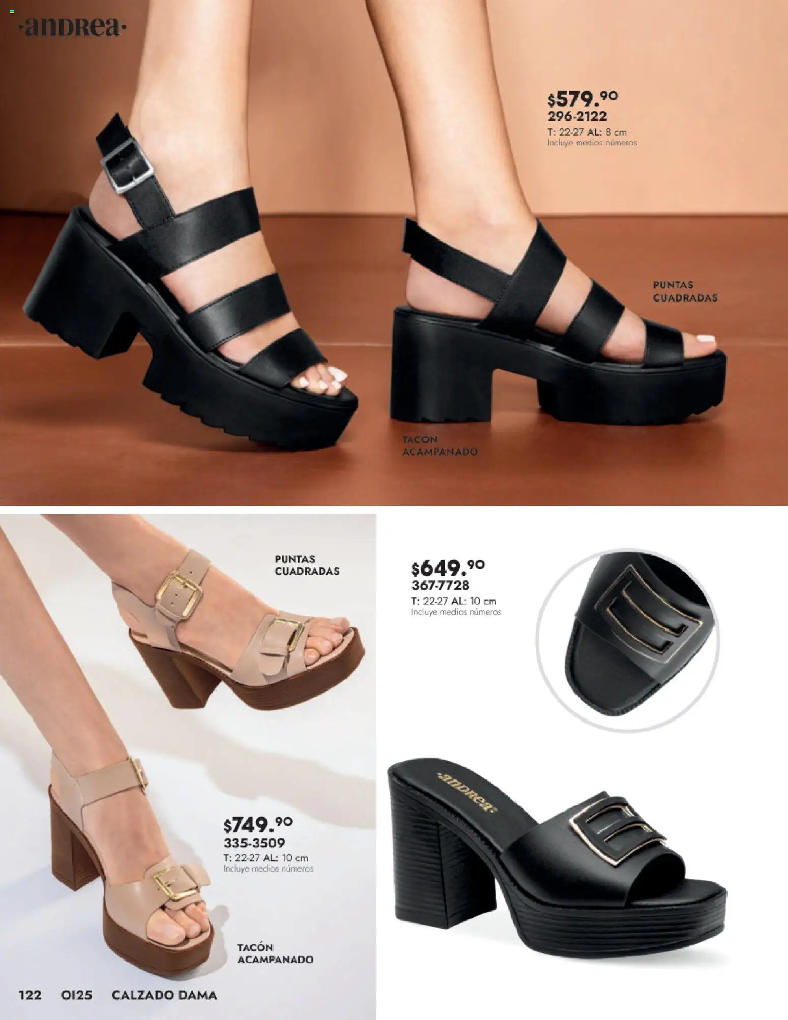 Nuevas ofertas de Andrea válidas en toda la República Mexicana desde el 24.08.2025. ¡Encuentra las mejores ofertas en Andrea - Catálogo Calzado Dama! | Página: 122