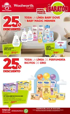 Nuevas ofertas de Del Sol y Woolworth válidas en toda la República Mexicana desde el 24.07.2025. ¡Encuentra las mejores ofertas en Del Sol y Woolworth - Catálogo Llegó el Baratón! | Página: 12 | Productos: Crema, Lechuga, Brillo, Té