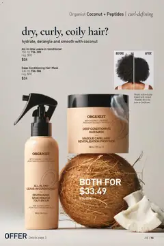 Preview of Avon Brochure Campaign from shop Avon valid from 12.03.2026 | Page: 13 | Products: Conditioner, Hair mask, Hair conditioner, Mask