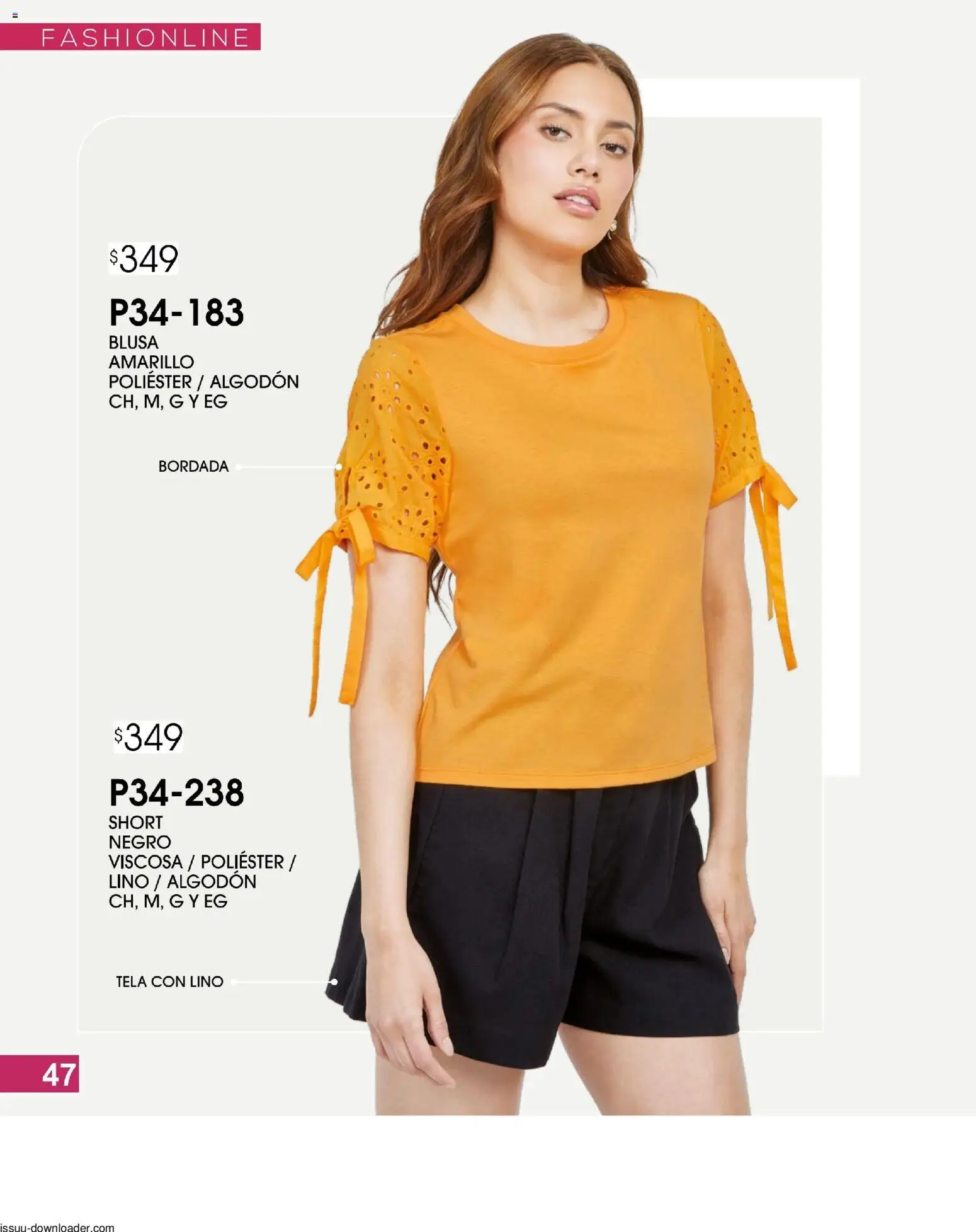 Nuevas ofertas de Cklass válidas en toda la República Mexicana desde el 06.02.2026. ¡Encuentra las mejores ofertas en Cklass catálogo Especial Fashionline! | Página: 48 | Productos: Blusa, Algodón, Short