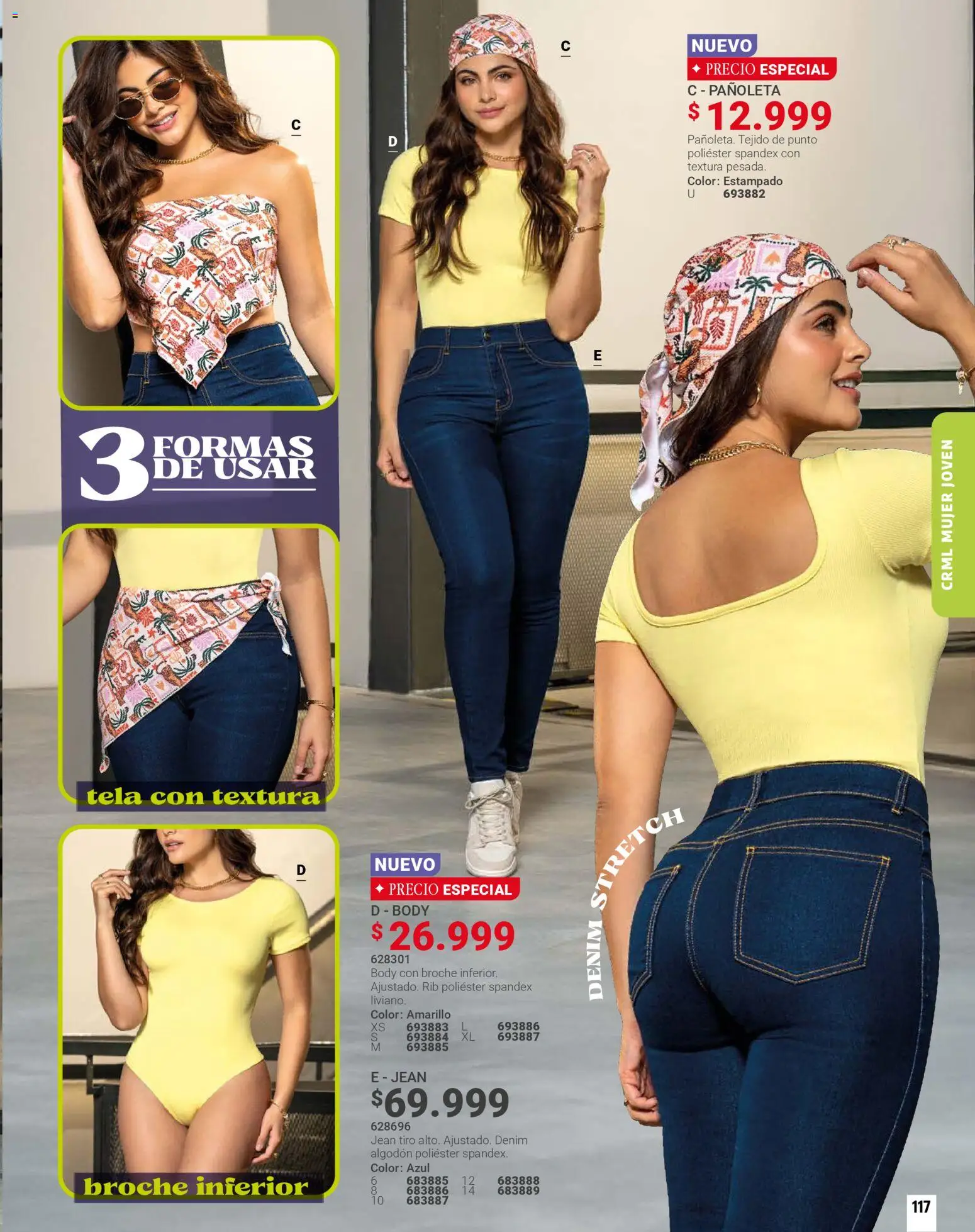 Carmel revista - valida desde el 01.01.2026 | Página: 117 | Productos: Algodón, Body, Jean