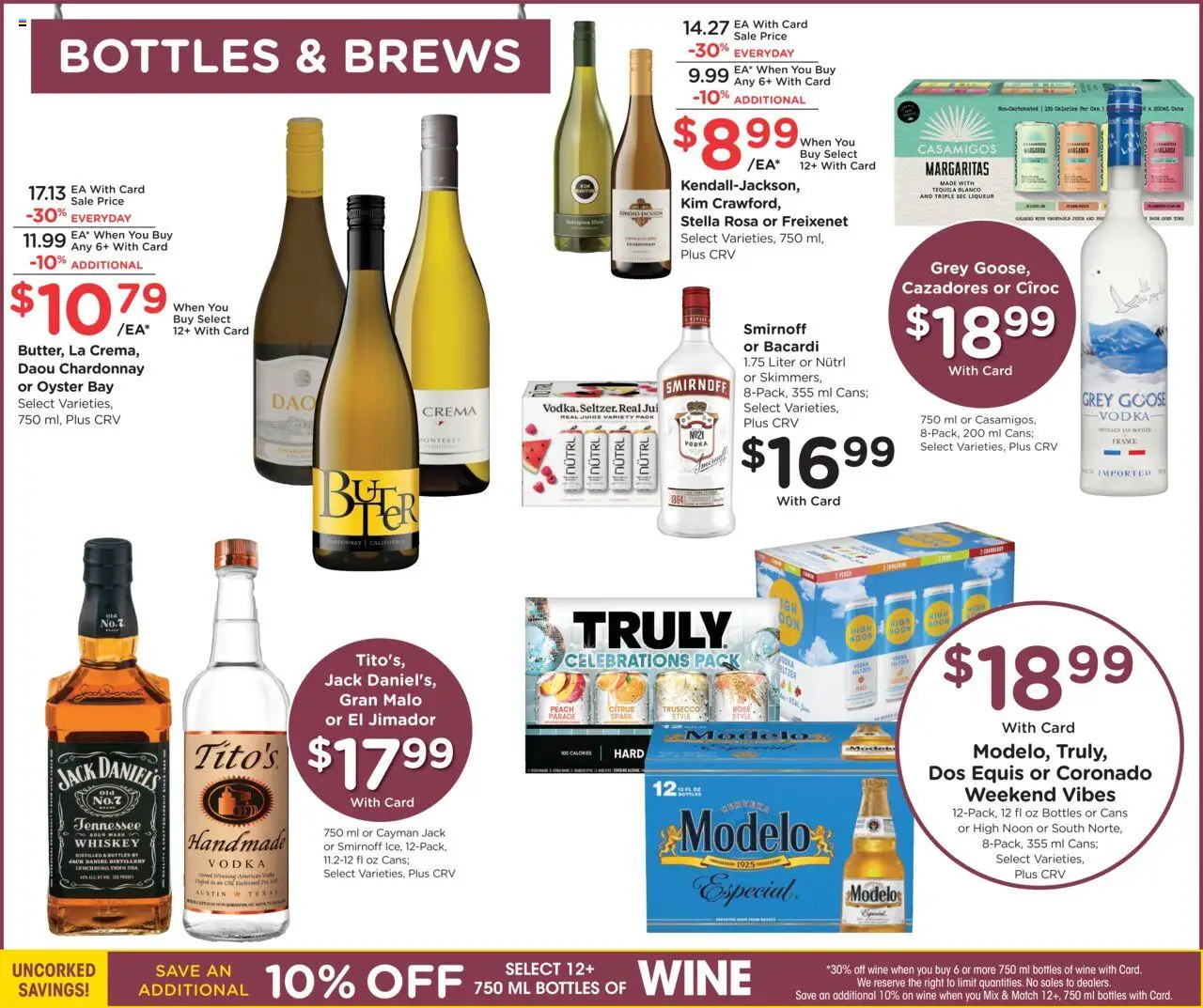 Ralphs Weekly Ad - valid from 17.09.2025 | Page: 12 | Products: Juice, Wine, Vodka, Peach