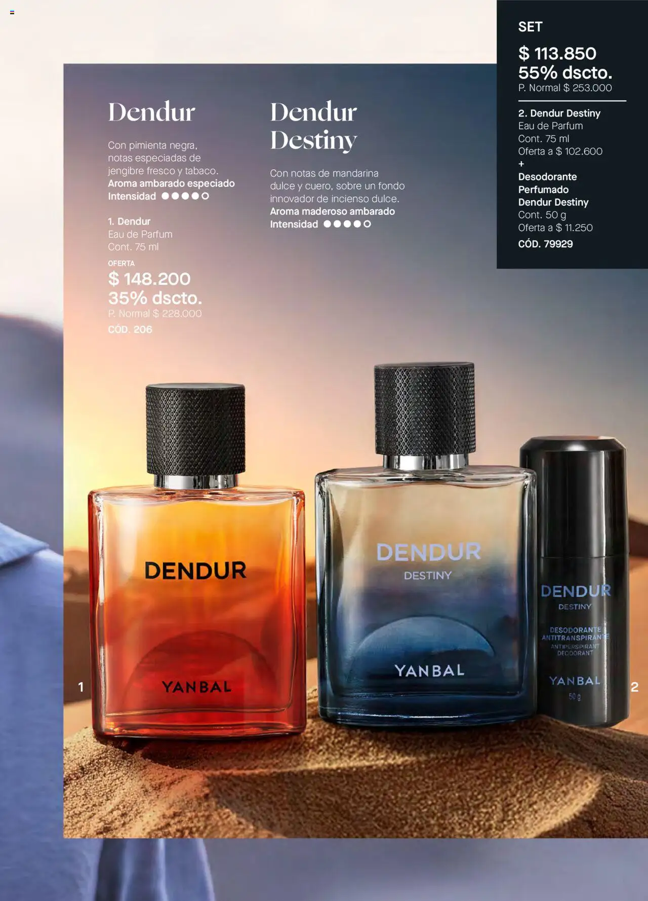 Yanbal revista - valida desde el 11.10.2025 | Página: 119 | Productos: Pimienta, Incienso, Sobre, Desodorante