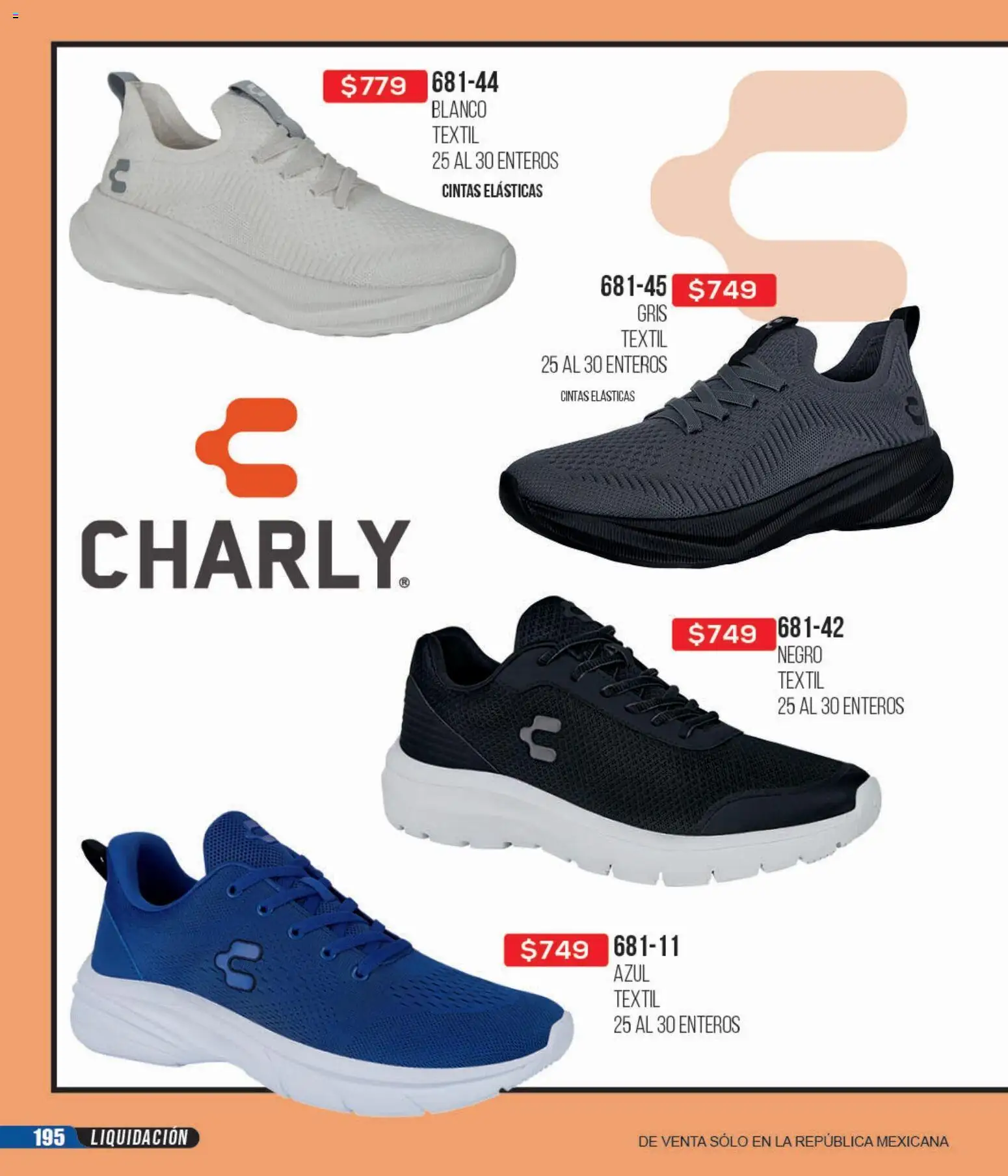 Nuevas ofertas de Cklass válidas en toda la República Mexicana desde el 18.03.2026. ¡Encuentra las mejores ofertas en Cklass catálogo Liquidación total calzado! | Página: 196