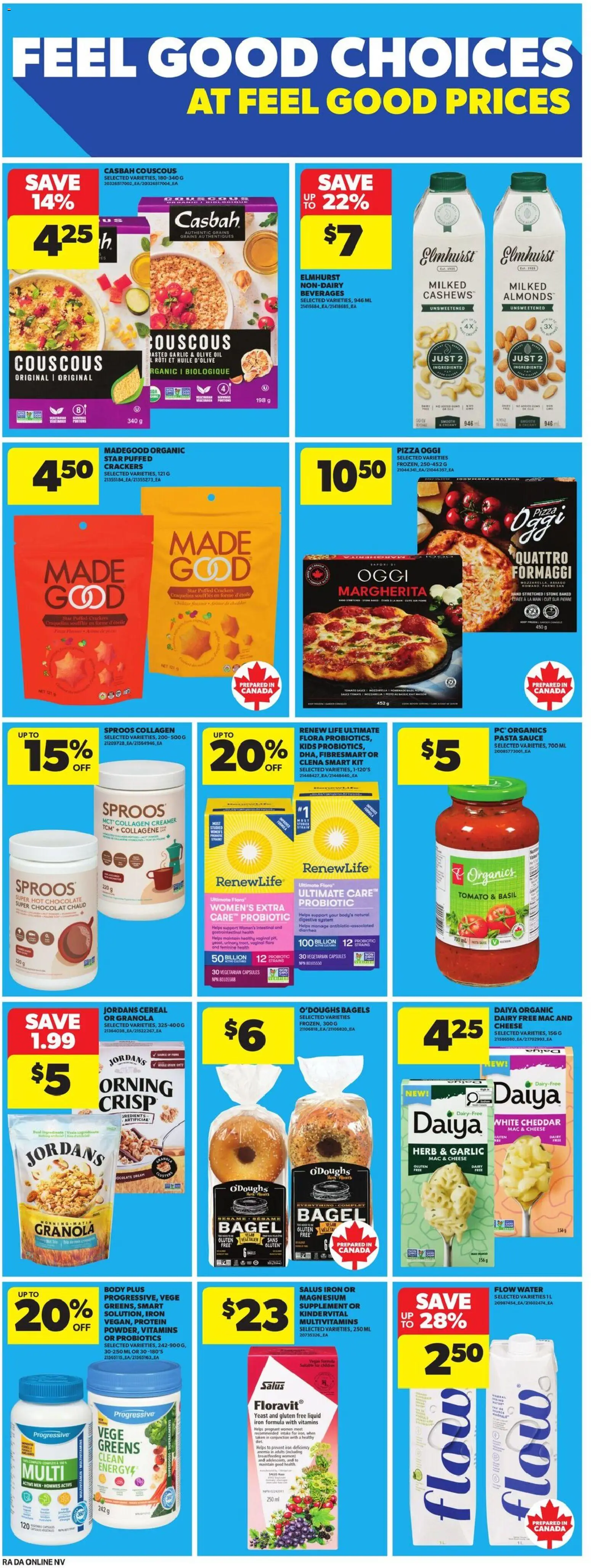 Atlantic Superstore flyer valid from 22.01.2026 | Page: 18 | Products: Pasta, Iron, Cheese, Pizza