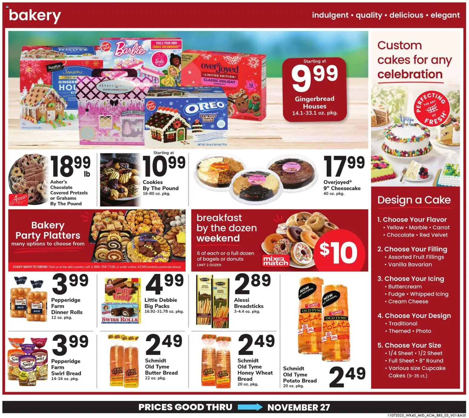 Acme Big Book of Savings - valid from 07.11.2025 | Page: 3 | Products: Cream, Cheesecake, Cupcake, Sheet