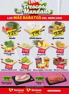 Vista previa de Soriana Frescos del Mandado Mercado: Nuevo León, nuevo folleto de la tienda, válido en México a partir del 10.03.2026