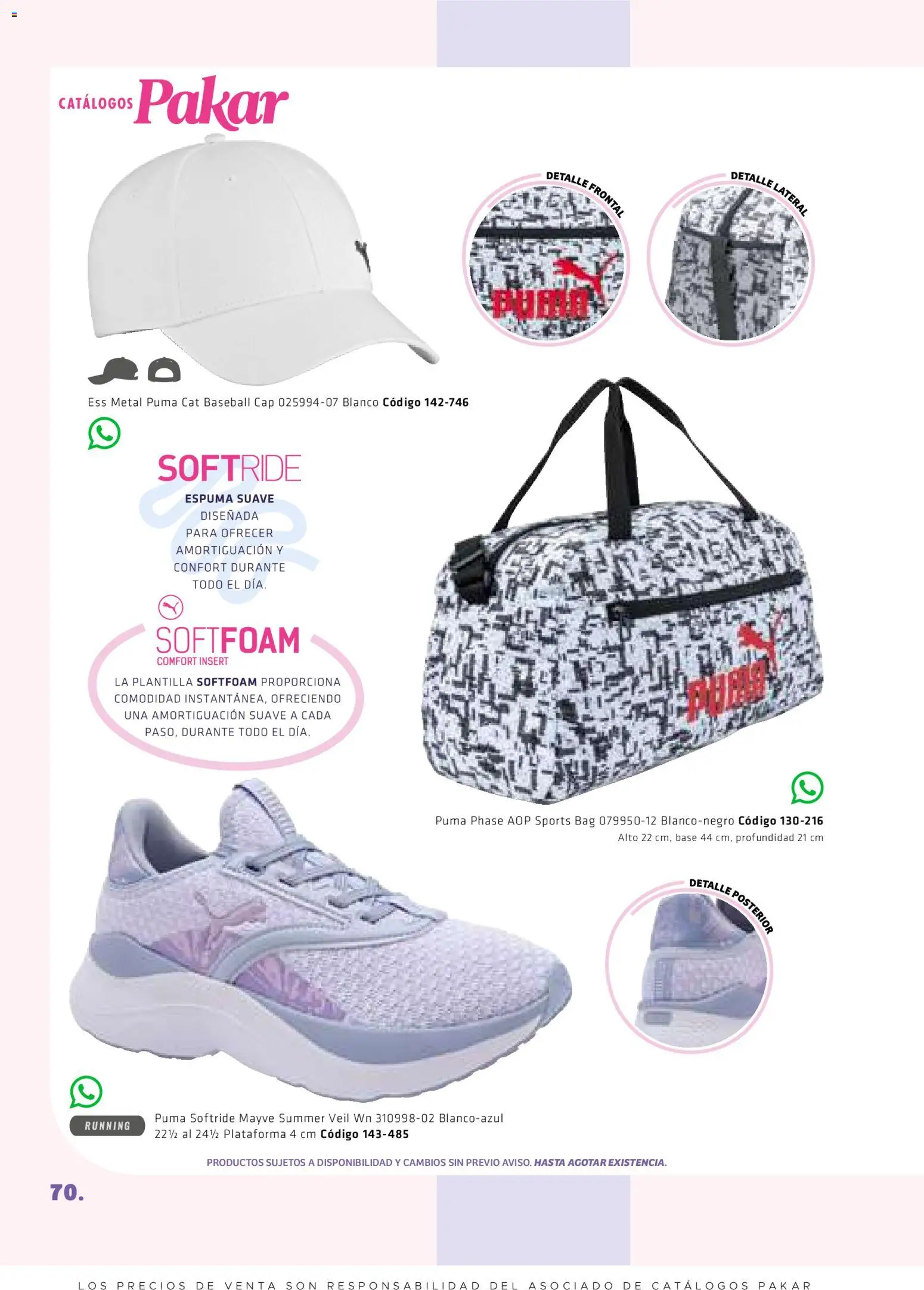 Nuevas ofertas de SC Pakar válidas en toda la República Mexicana desde el 27.02.2026. ¡Encuentra las mejores ofertas en SC Pakar catálogo Premium Women! | Página: 70 | Productos: Espuma