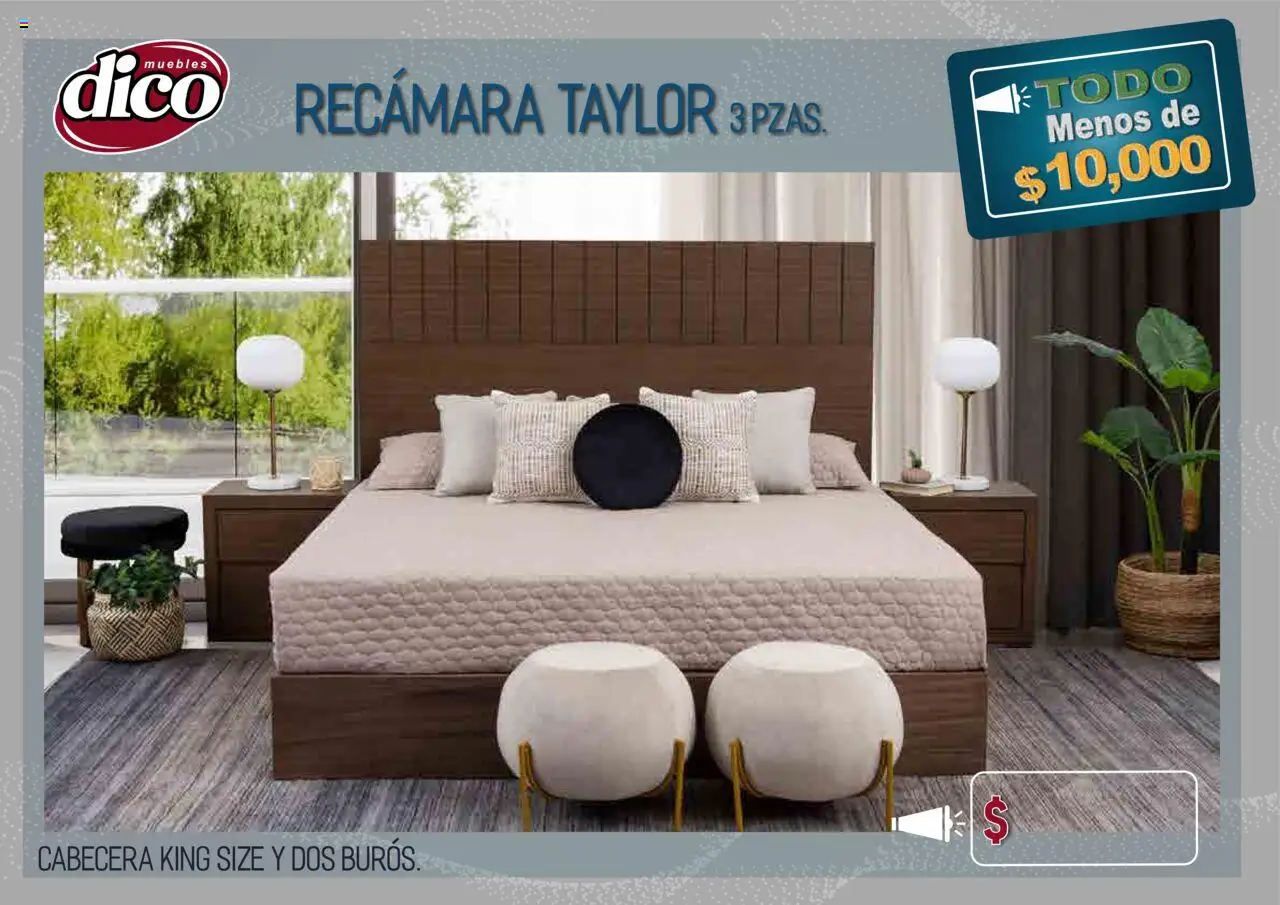 Nuevas ofertas de Muebles Dico válidas en toda la República Mexicana desde el 25.09.2025. ¡Encuentra las mejores ofertas en Muebles Dico - Catálogo TODO menos de 10000! | Página: 2 | Productos: Cabecera