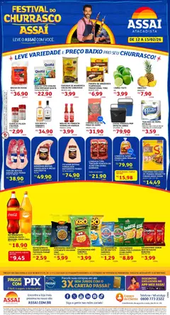 Encarte Assaí Atacadista - RR - Pré-Visualização do folheto da loja Assaí Atacadista, válido de 12.02.2026