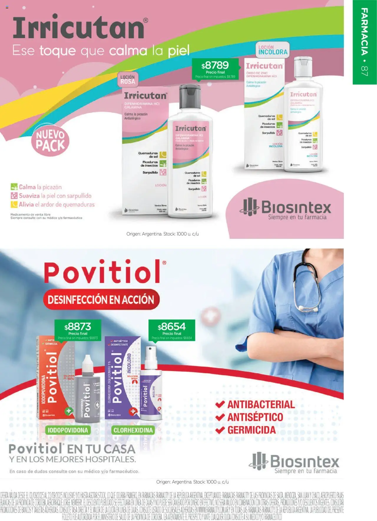 Farmacity catálogo │ válido desde el 02.09.2025 | Página: 87