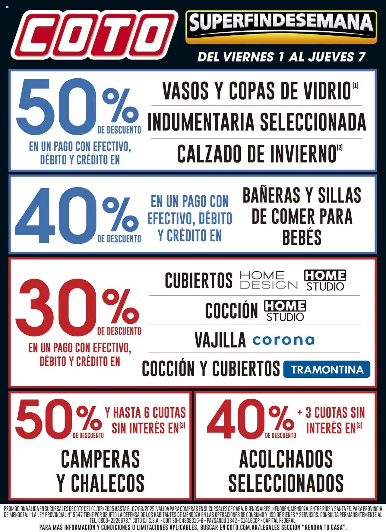 Coto renova │ válido desde el 01.08.2025 | Página: 1 | Productos: Vasos