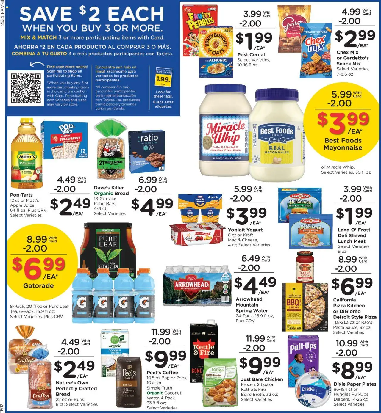 Ralphs Weekly Ad - valid from 24.09.2025 | Page: 5 | Products: Yogurt, Bread, Chocolate, Mayonnaise