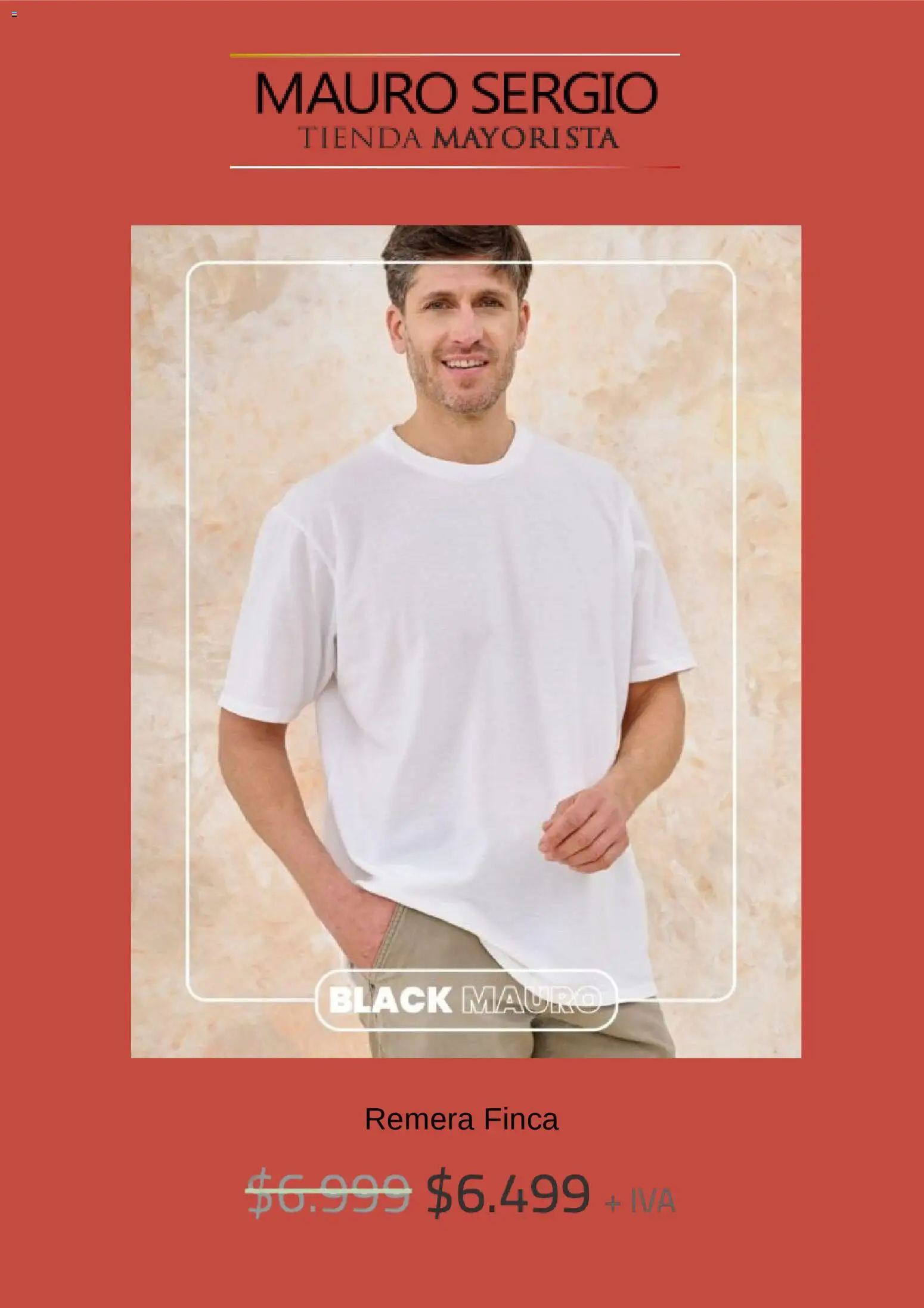 Mauro Sergio Black Friday │ válido desde el 27.11.2025 | Página: 9 | Productos: Remera