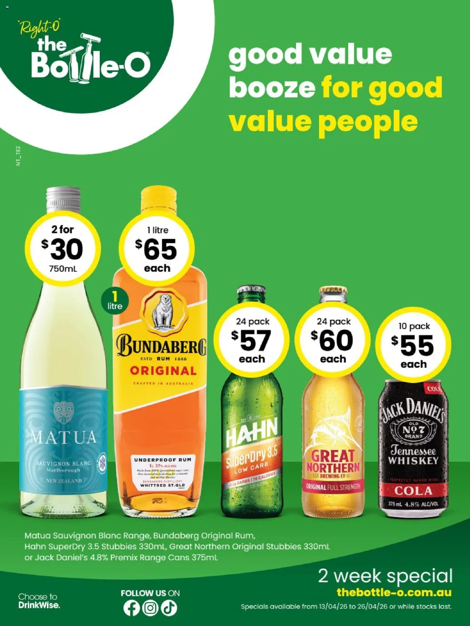 The Bottle-O catalogue - valid from 13.04.2026 | Page: 1