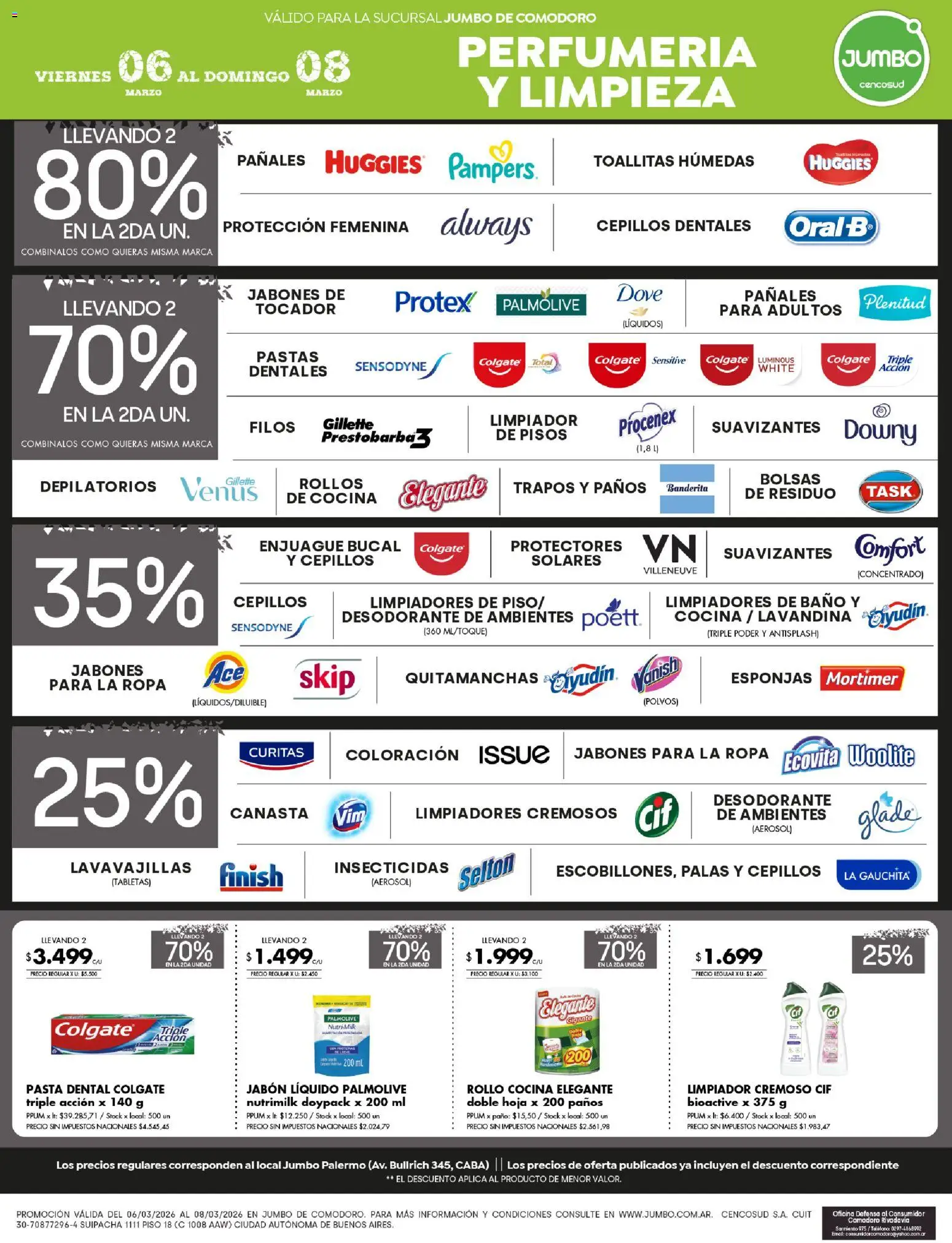 Jumbo ofertas │ válido desde el 06.03.2026 | Página: 6 | Productos: Teléfono, Jabón, Pasta, Limpiador