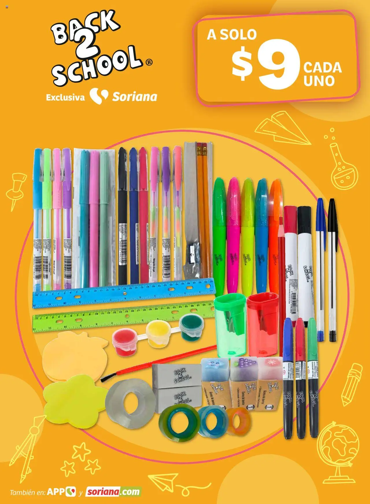 Nuevas ofertas de Soriana válidas en toda la República Mexicana desde el 14.08.2025. ¡Encuentra las mejores ofertas en Soriana - Regresa a clases bien listo Súper Nacional! | Página: 18