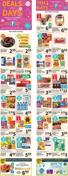 Preview of Food City weekly ads valid from 29.04.2026