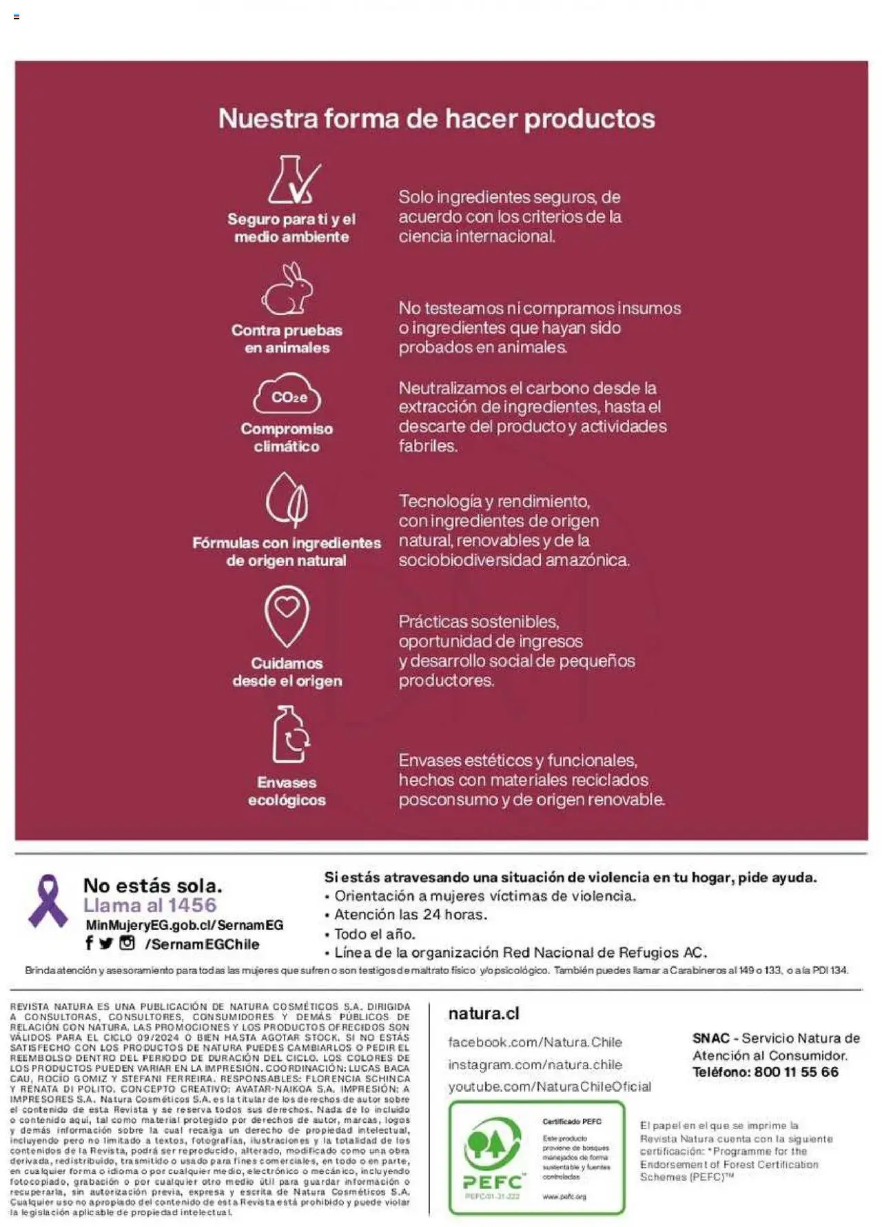Natura catálogo │ válido desde el 27.06.2025 | Página: 148 | Productos: Sobre, Teléfono