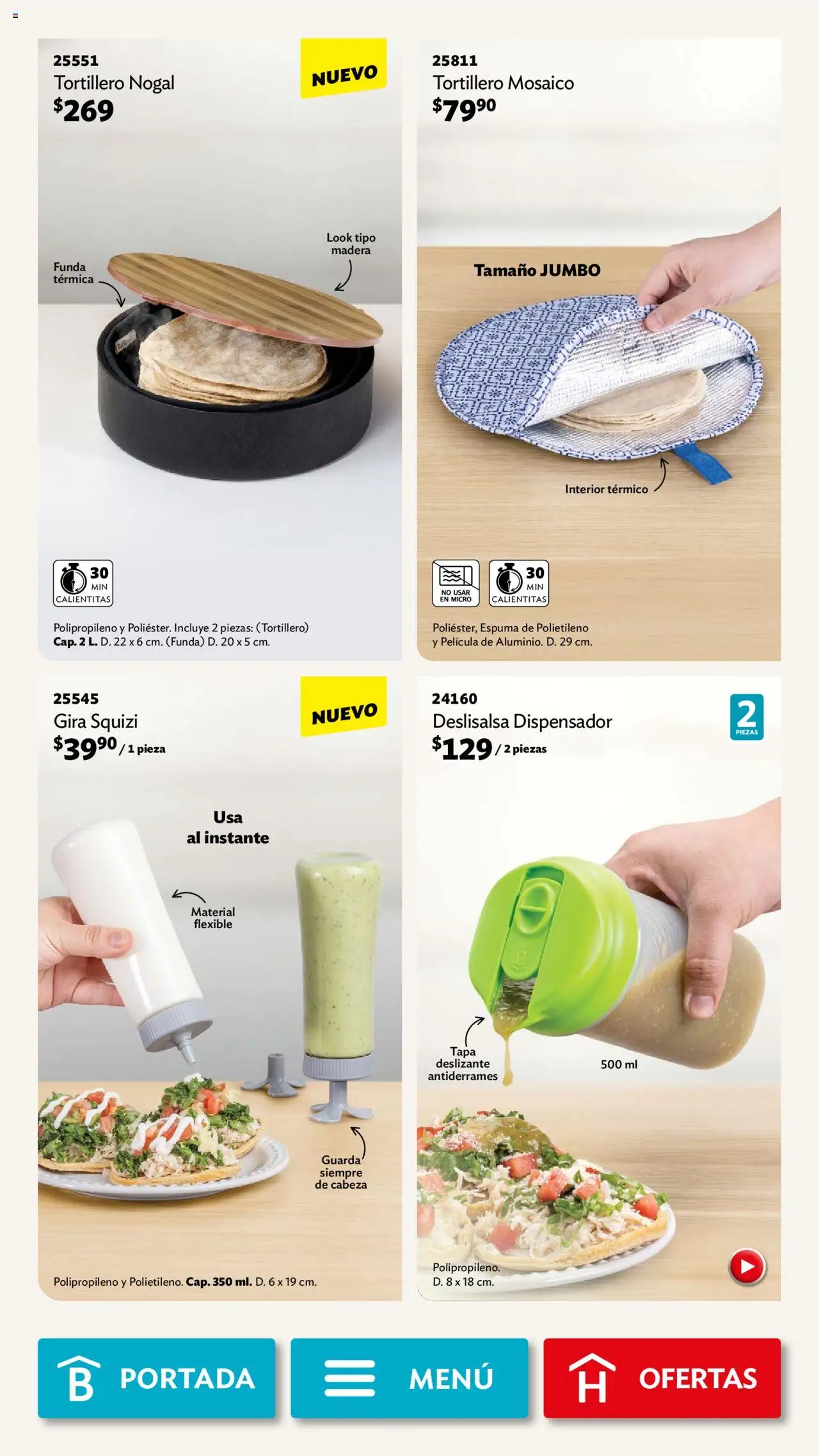 Nuevas ofertas de Betterware válidas en toda la República Mexicana desde el 29.09.2025. ¡Encuentra las mejores ofertas en Betterware - Campaña 10 2025! | Página: 52 | Productos: Espuma, Funda, Flexible