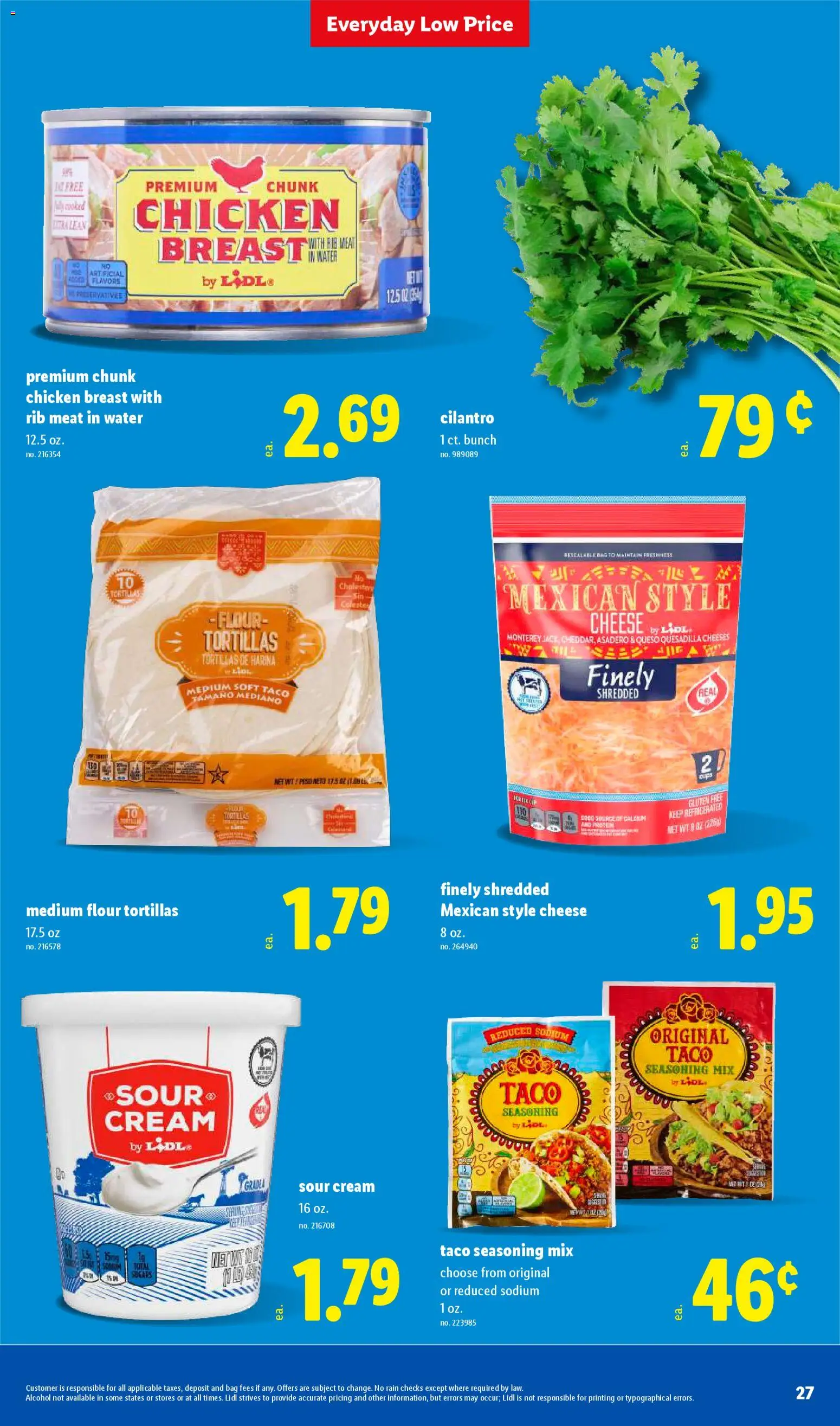 Lidl Weekly Ad - valid from 29.04.2026 | Page: 27 | Products: Cheese, Sour cream, Water, Bag