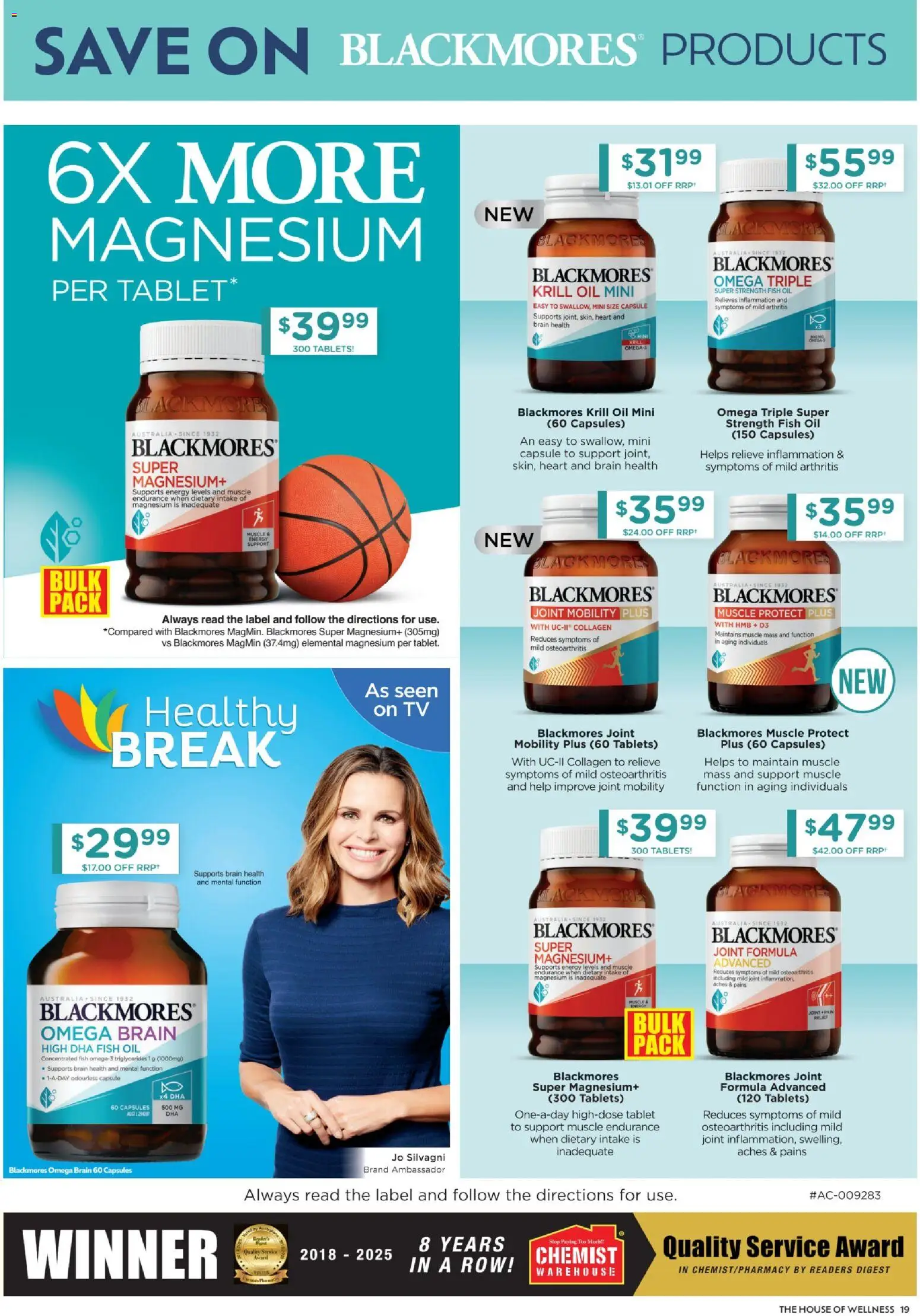 Chemist Warehouse catalogue - valid from 13.11.2025 | Page: 19 | Products: Tablet, Tv, Fish oil, Tablets