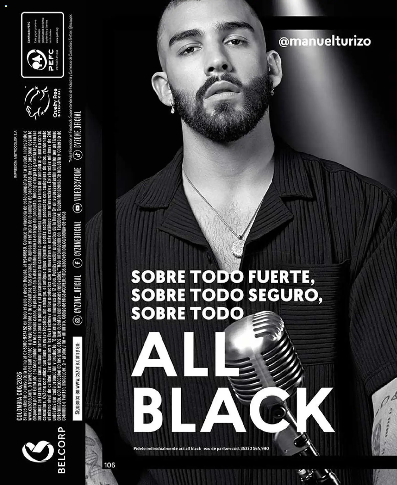 CyZone revista - valida desde el 03.04.2026 | Página: 106 | Productos: Sobre