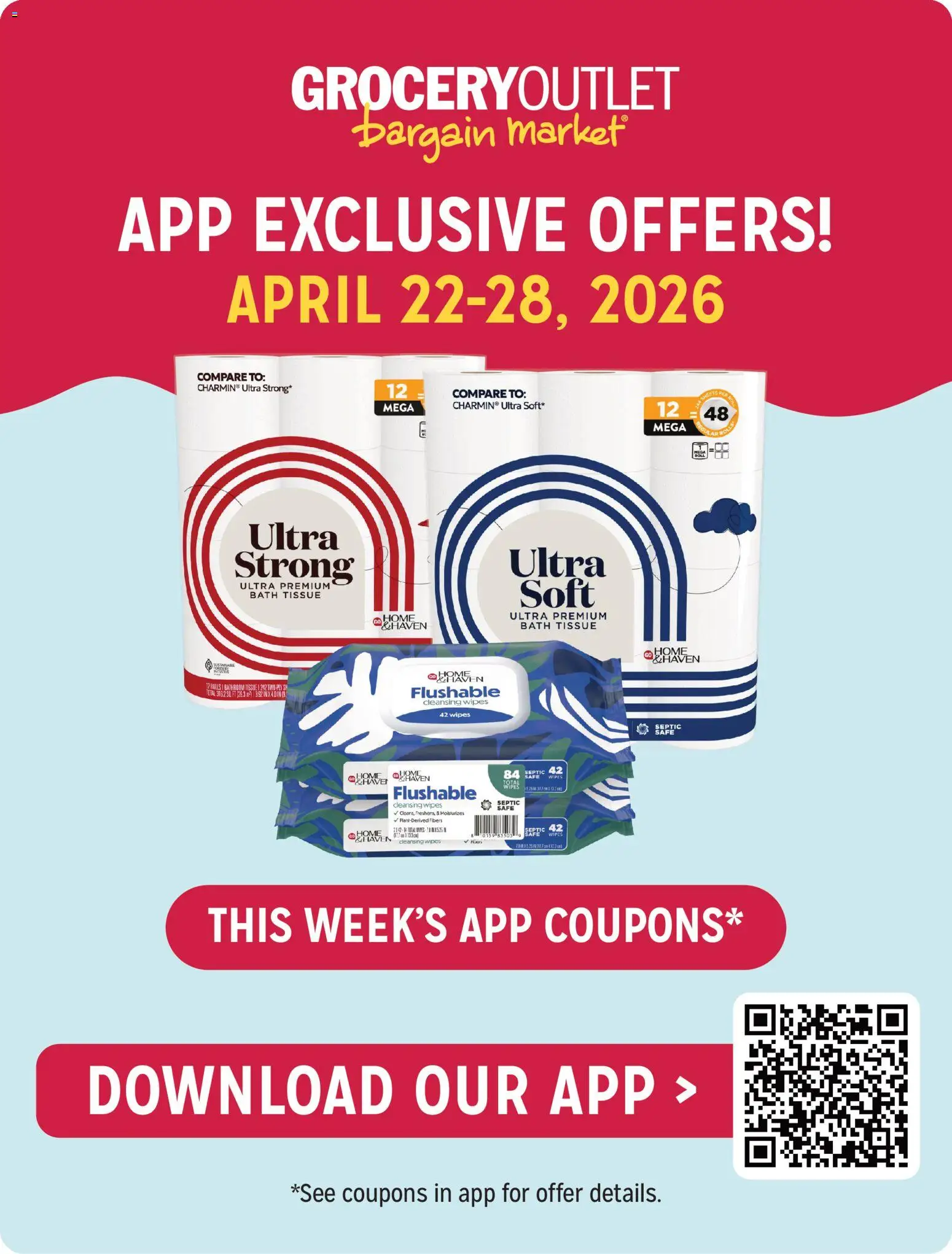 Grocery Outlet Weekly Ad - PA - valid from 22.04.2026 | Page: 4 | Products: Safe, Bath