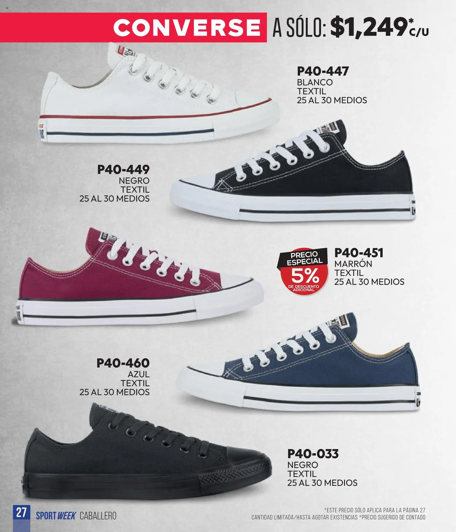 Nuevas ofertas de Cklass válidas en toda la República Mexicana desde el 28.04.2026. ¡Encuentra las mejores ofertas en Cklass catálogo Sportweek! | Página: 142